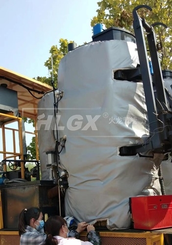 沥青就地热再生设备保温套